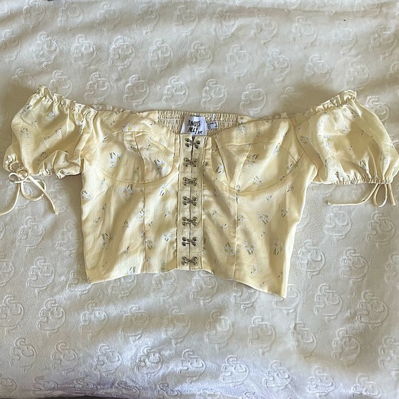 Princess Polly Tops - Summer Off shoulder crop top